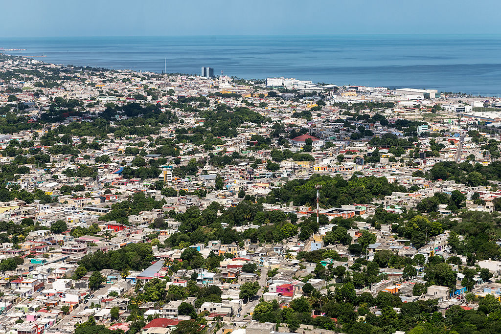 Vista aerea de Campeche