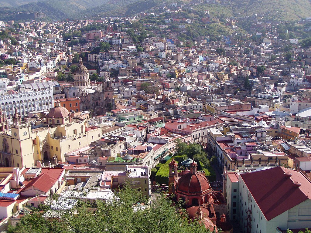 Vista panorámica de Guanajuato