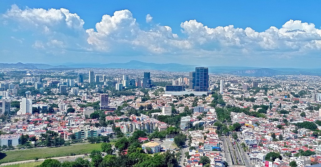 Vista panorámica de Guadalajara
