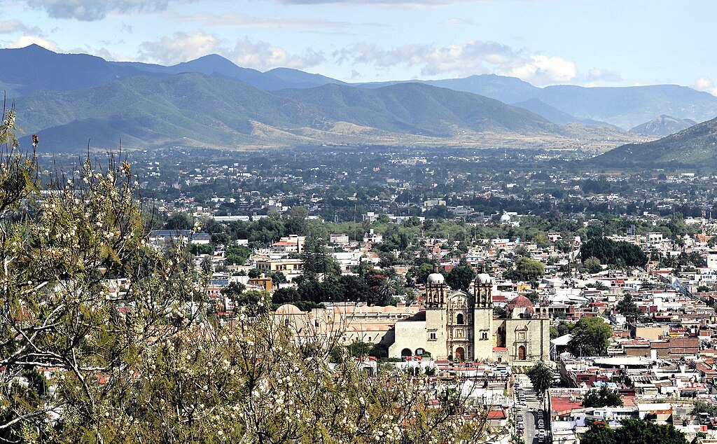 Vista panorámica de Oaxaca de Juárez